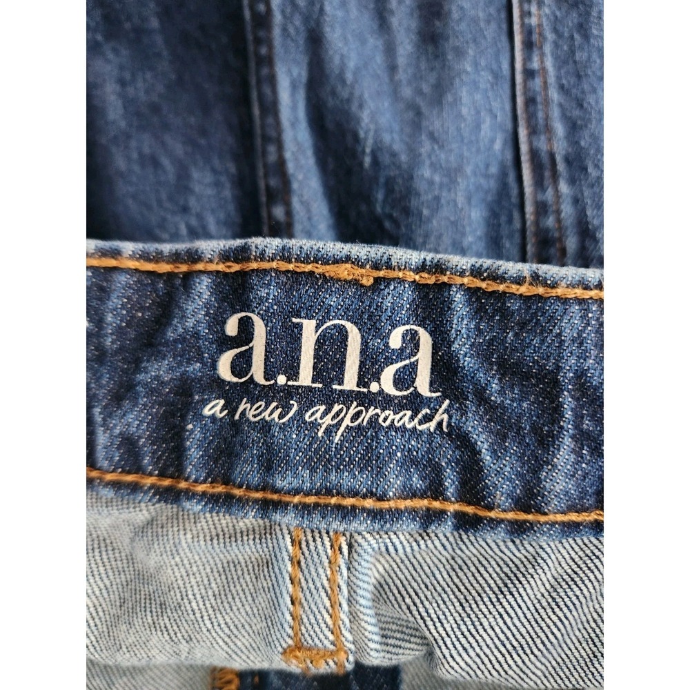 ANA A New Approach Barrel Jeans Womens Sz 24W Balloon Leg Highest Rise Blue NWT - Picture 11 of 13